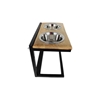 Picture of Wooden Raised Dog Bowl Stand 2 x 800ml